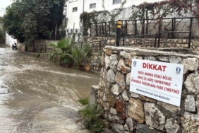 Bodrum’u sağanak yağış vurdu