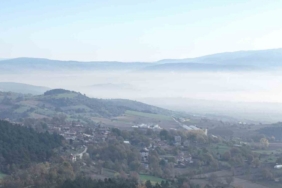 Bolu’da "sis denizi" manzarası mest etti