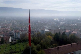 Bolu’yu sis tabakası kapladı