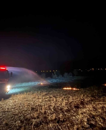Bucak’taki arazi yangını söndürüldü