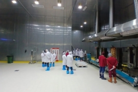 Buharkent’te kanatlı döner üretim tesisinde inceleme yapıldı