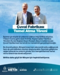 Bünyan’da çuval fabrikasının temeli atılıyor