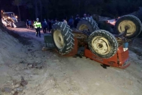 Burdur’da traktör devrildi: 1 ölü, 1 yaralı