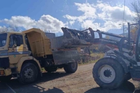 Çameli’nde kilit parke taşı döşeme çalışmaları aralıksız devam ediyor