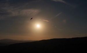 Çankırı’da kartpostallık gün batımı manzarası