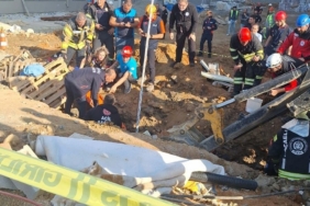 Çayırova’da inşaat alanında toprak altında kalan 1 işçi kurtarıldı