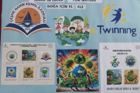 Çeşmeli öğrenciler, doğa dostu ’eTwinning’ projesinde buluştu