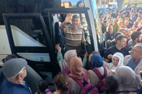 Çineli umreciler kutsal topraklara uğurlandı