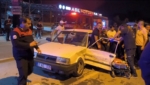 Cip ile otomobil kafa kafaya çarpıştı: 3 yaralı