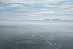 Çorum’da sis etkili oldu