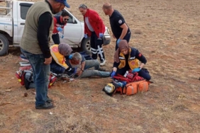 Dağda kalp krizi geçiren çobanın imdadına hava ambulansı yetişti