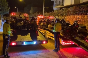 Datça’da motosiklet denetimi