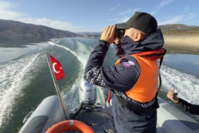 Denize kıyısı olmayan Tokat’ta jandarma bot timi baraj sularında huzuru sağlıyor