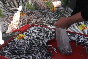 Denizi olmayan Çankırı’da 100 liraya satılan hamsi yüzleri güldürdü