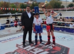 Denizli Kick Boks Galasında sporcular Filistin için ringe çıktı