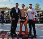 Denizli Kick Boks Galasında sporcular Filistin için ringe çıktı