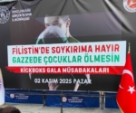Denizli Kick Boks Galasında sporcular Filistin için ringe çıktı
