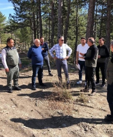 Denizli Orman Bölge Müdürü Ahmet Köle, Başkan Arslan’ı iadeyi ziyarette bulundu