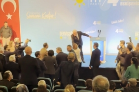 Dervişoğlu "Palanın öbür tarafını da kullanamayacağım" dedi, EBB Başkanı Ünlüce salonu terk etti