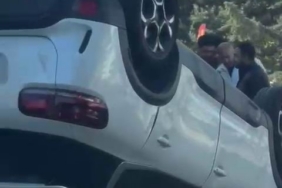 Diyarbakır’da araç takla attı: 1 yaralı