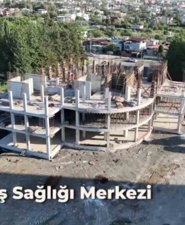 Dörtyol’da ağız ve diş sağlığı merkezi inşaatında çalışmalar sürüyor