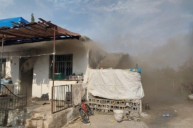 Dörtyol’da müstakil ev yandı