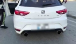 Düzce’de abart egzoz ve ses sistemi ile çevreyi rahatsız eden 116 sürücüye ceza