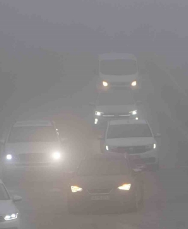 Edirne, yoğun sis altında kayboldu