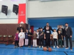 Erzurum GSİM spor salonlarında tatlı antrenman