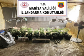 Evine kurduğu iklimlendirme sistemiyle kenevir yetiştirirken yakalandı