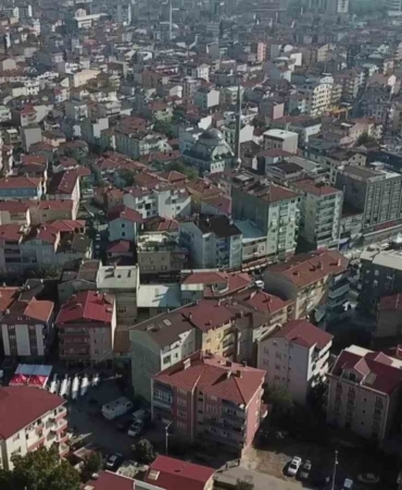 Gebzelilerin diken üstünde olduğu riskli bölge havadan görüntülendi