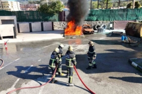 Geleceğin itfaiyecileri OBİTEM’de eğitim aldı