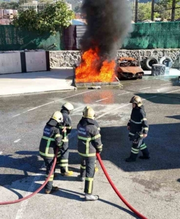 Geleceğin itfaiyecileri OBİTEM’de eğitim aldı