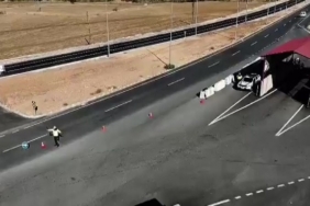 Gercüş’te dron destekli trafik denetimi