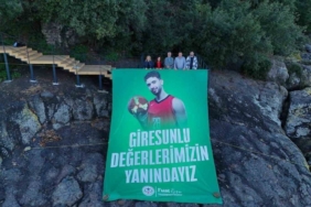 Giresun Adası’nda Şengün’e onur posteri