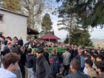 Giresun’da genç futbolcu Samet Şahin son yolculuğuna uğurlandı