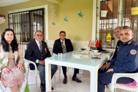 Gömeç’te Kıbrıs gazisine vefa ziyareti