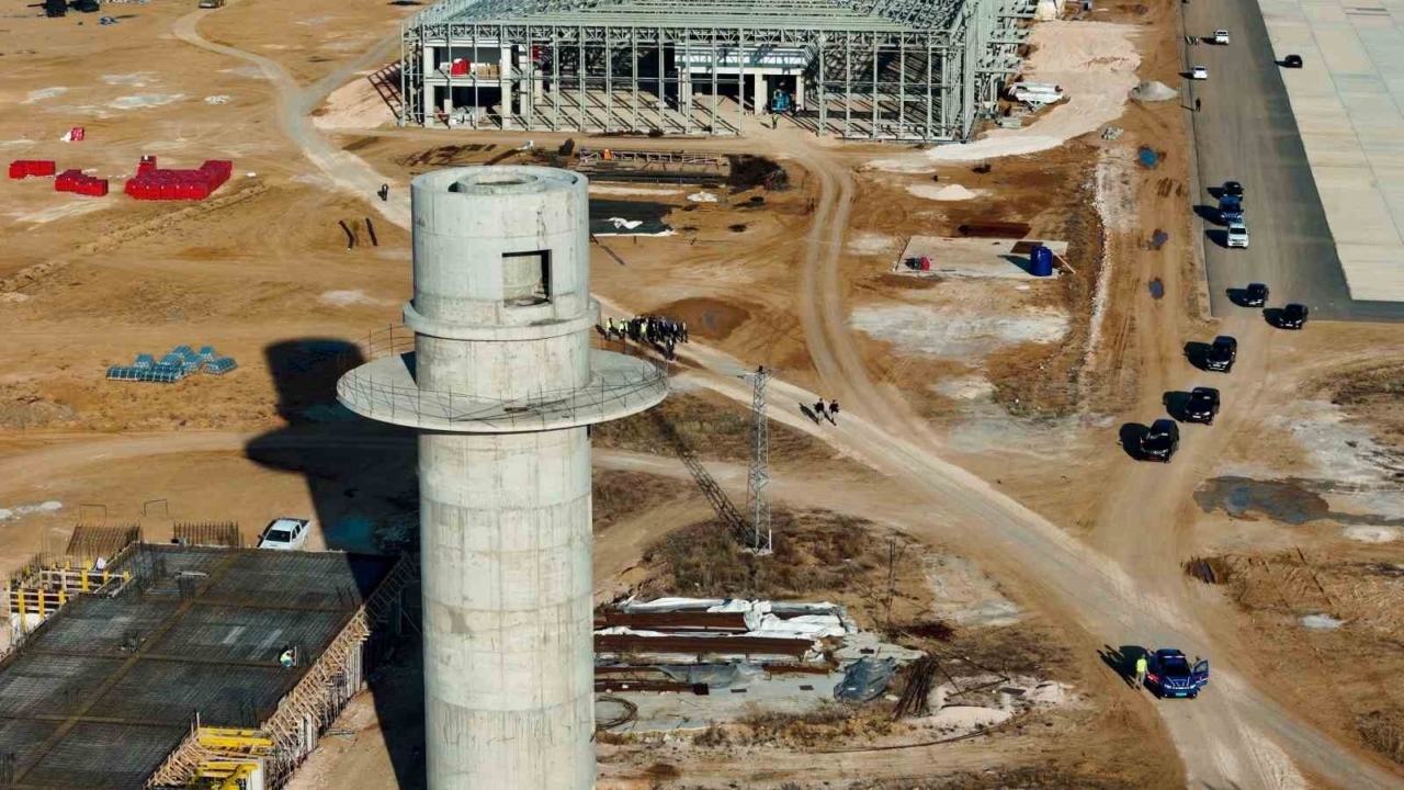 Gümüşhane ve Bayburt’un dünyaya açılacak kapısı olan havalimanı hızla yükseliyor