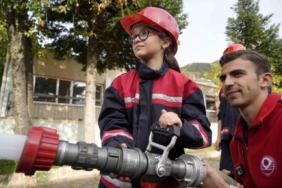 Gümüşhane’de itfaiyecilik eğitimi temelden başlıyor