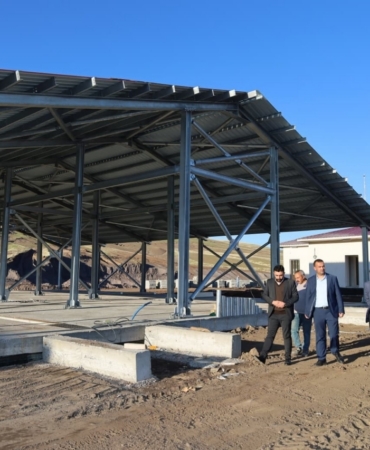 Güroymak’ta "Hayvan Pazarı ve Mezbahanesi" projesi devam ediyor