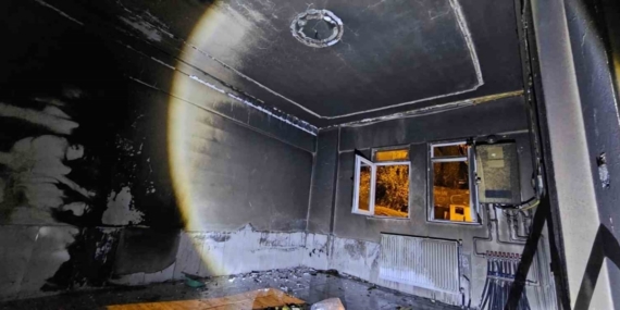 Hakkari’de korkutan yangın