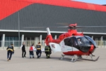 Helikopter ambulans, motosiklet kazasında ağır yaralanan çocuk için havalandı