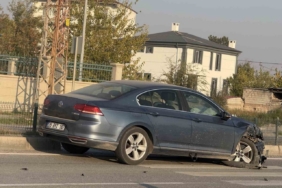 Iğdır’da maddi hasarlı trafik kazası