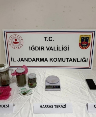 Iğdır’da uyuşturucu operasyonu: 1 tutuklama