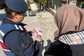 İhsaniye’de jandarmadan bilgilendirme çalışması