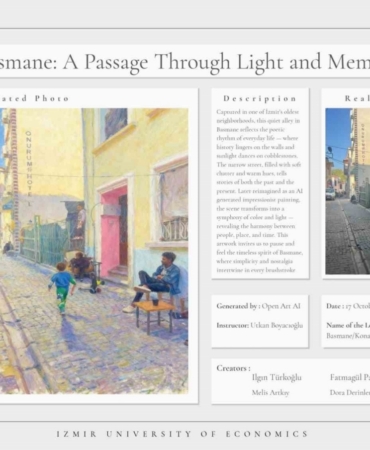 İzmir’in sokakları ‘tabloya’ dönüştü