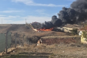 Jandarmanın dikkati yangını önledi