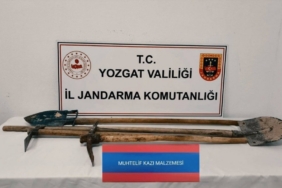 Kaçak kazı yaparken suçüstü yakalandılar