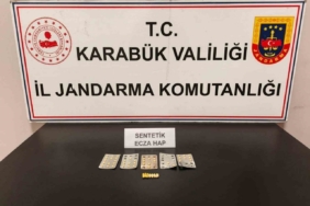 Karabük’te 47 adet uyuşturucu hap ele geçirildi