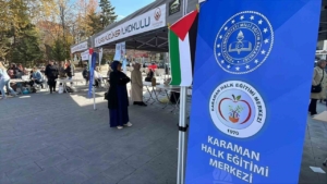 Karaman’da Gazze için hayır panayırı düzenlendi